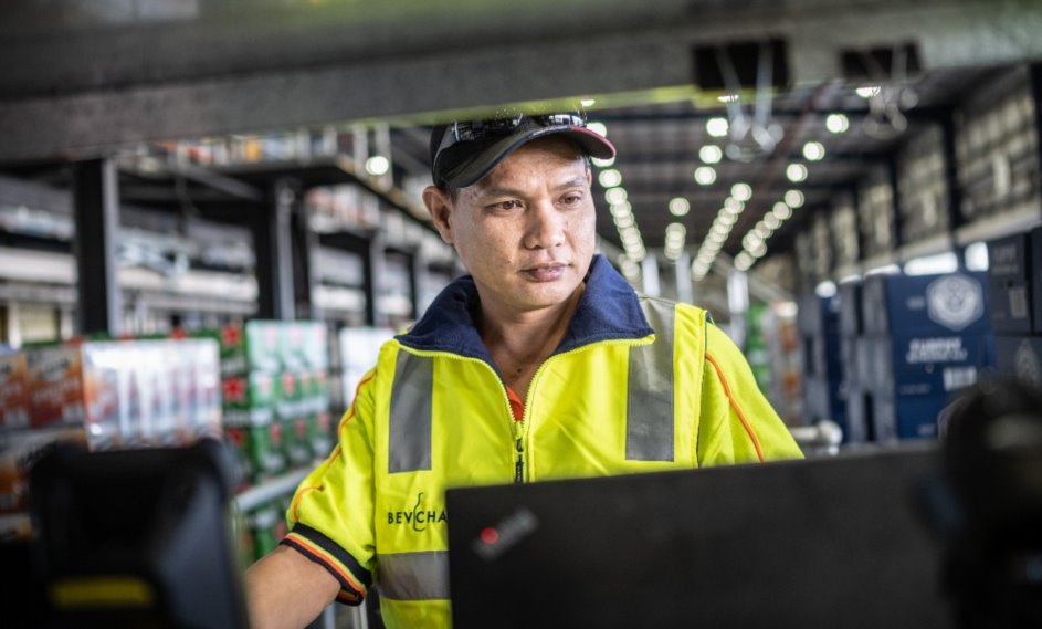 BevChain works smarter with leading warehouse automation