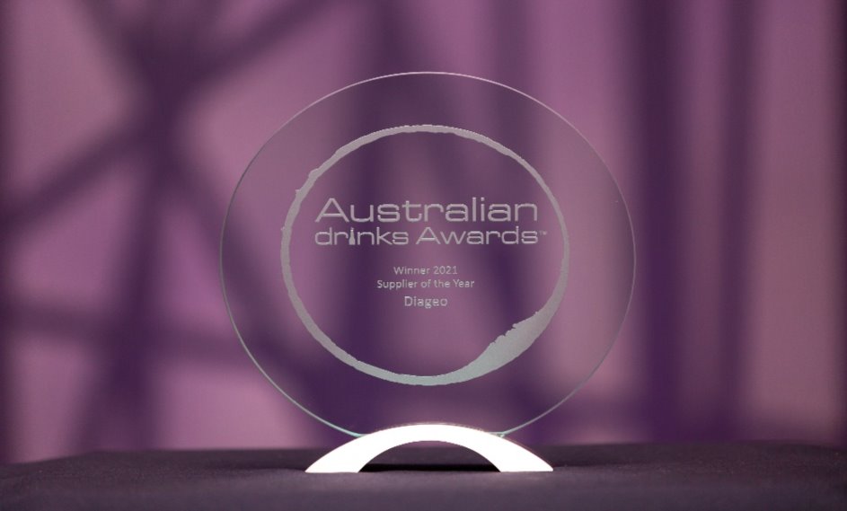 Diageo wins Supplier of the Year at 2021 Australian Drinks Awards