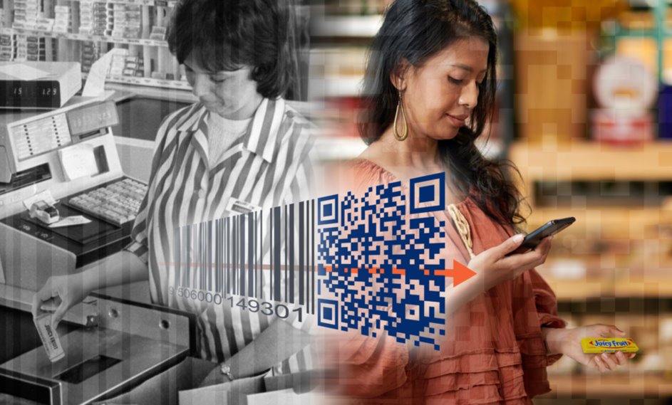 Barcode Scanner First Model Celebrating 50 years since the first scan of the barcode