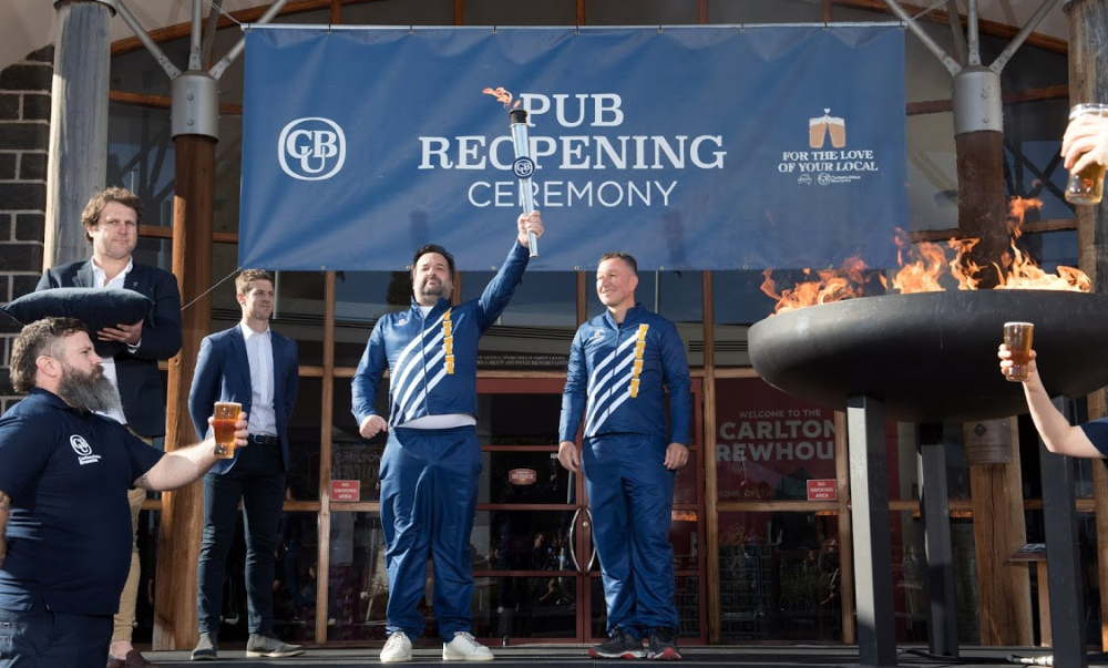 CUB pubs reopening ceremony